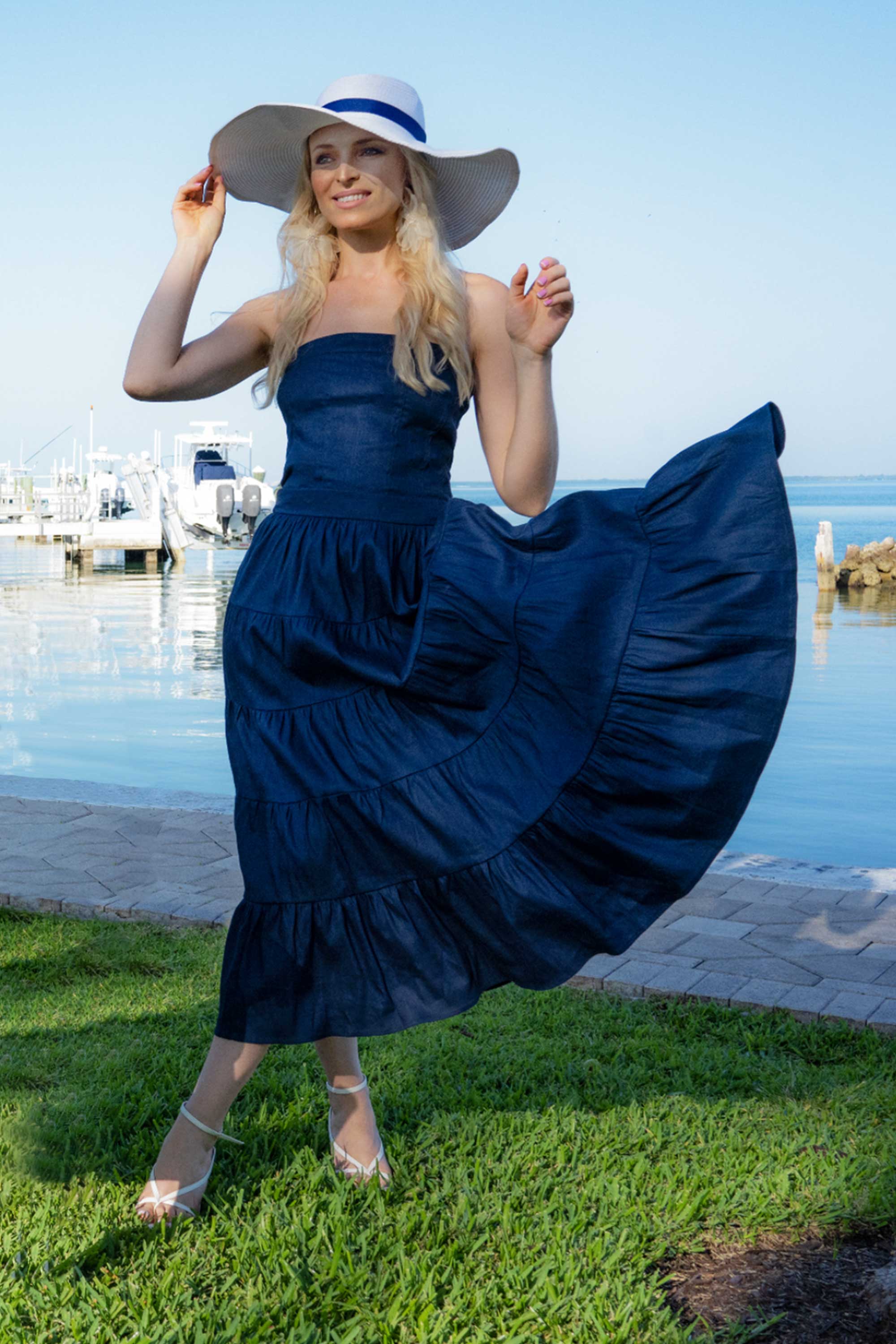 Los Angeles Top || Navy