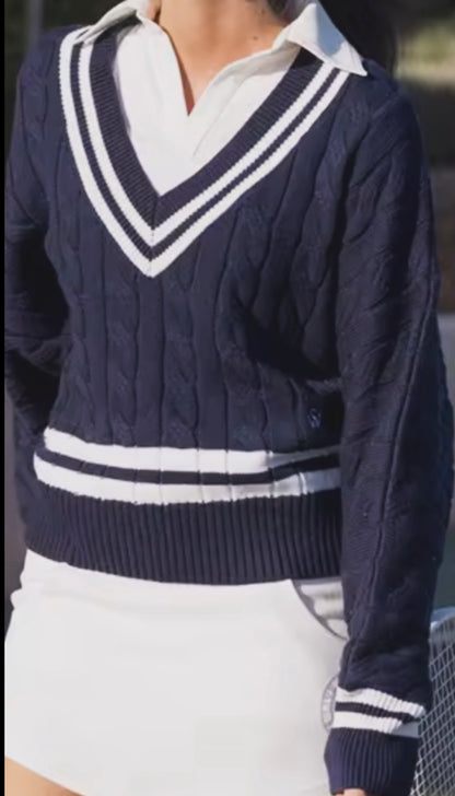 Seaside Tennis sweater